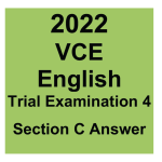 2022 Kilbaha VCE English Trial Exam 4